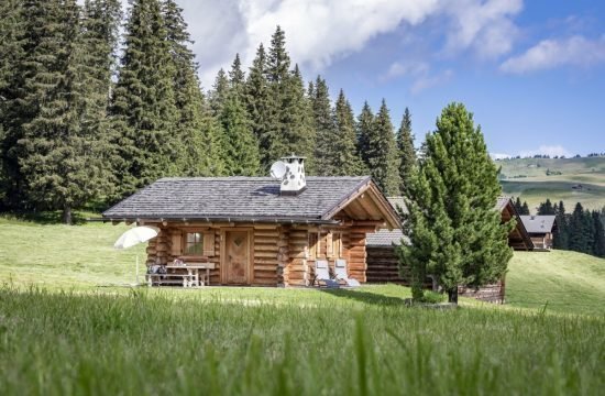 Almhütte auf der Seiser Alm